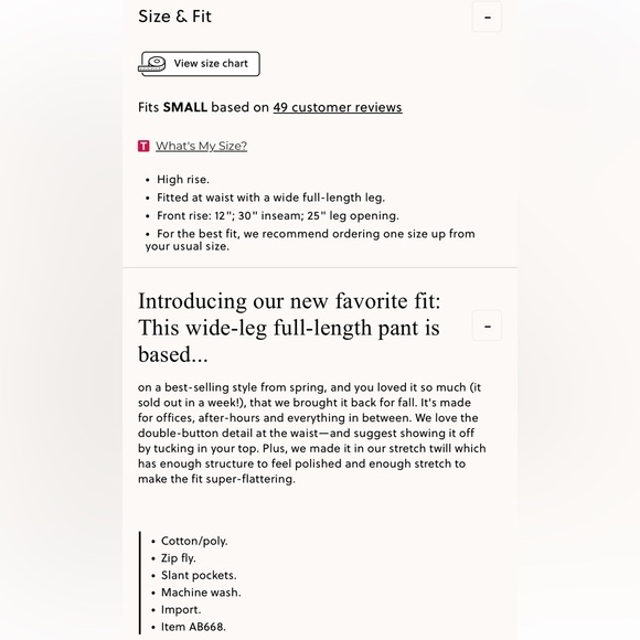 J.crew Frankie wide leg black twill pants. NWT - Picture 3 of 3